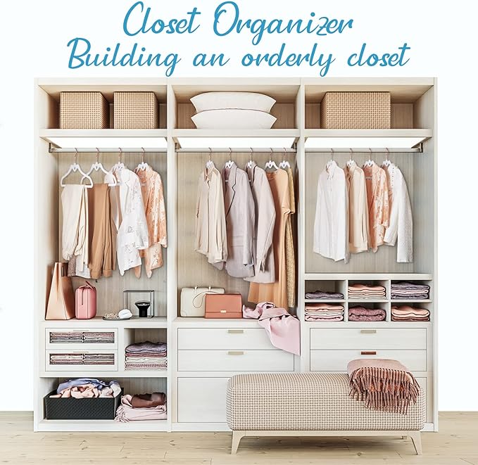 HOUSE DAY White Velvet Hangers 60 Pack, Non Slip Flocked Felt Hangers, Sturdy Velvet Clothes Hanger, Cute Heart Heavy Duty Coat Hanger, Ultra Slim for Closet Space Saving