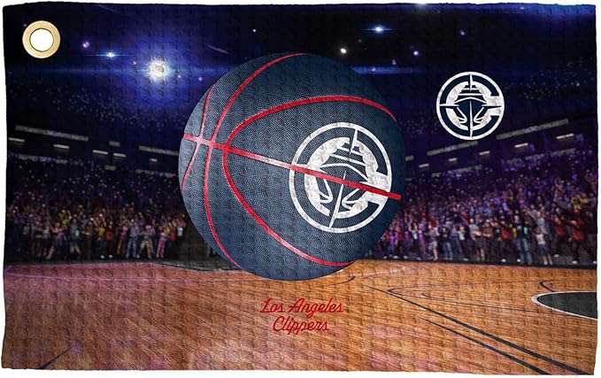 Northwest NBA Golf Towel – Official Licensed Microfiber Waffle Fabric, Absorbent 16x25 in Club Cleaning Accessory