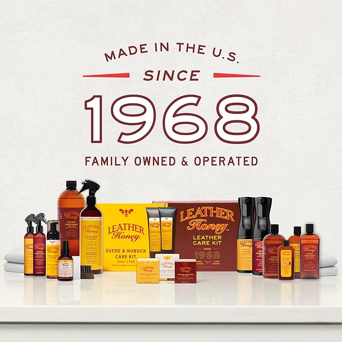 Leather Honey Lint-Free Application Cloth: Microfiber Cloth for Use with Leather Conditioner and Cleaner. Made in The USA Since 1968