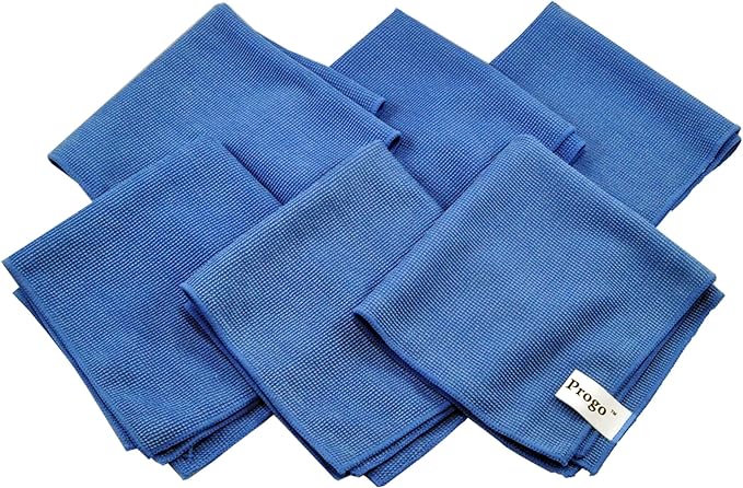 Microfiber Cleaning Cloths for LCD/LED TV, Laptop Computer Screen, iPhone, iPad and More. (6 Pack)