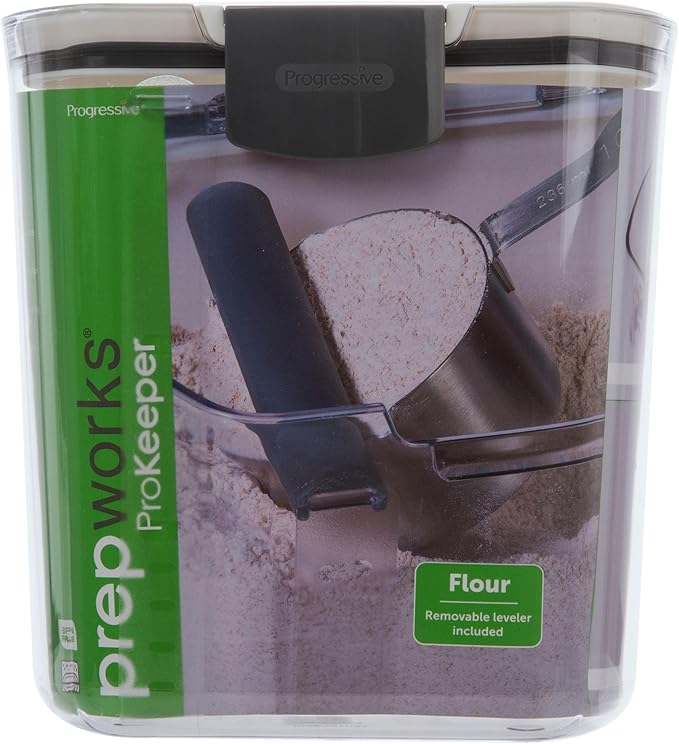 ProKeeper Flour Storage Container, 4-Quart, BPA-Free Plastic, Dishwasher Safe
