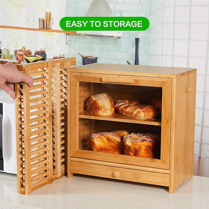 Bamboo Dish Drying Rack-2 Tier, Collapsible Small Dish Rack with Utensil Holder, Wooden Drying Rack for Kitchen Counter, Apartment Essentials Kitchen Plate Holder Organization 34 pcs Grid