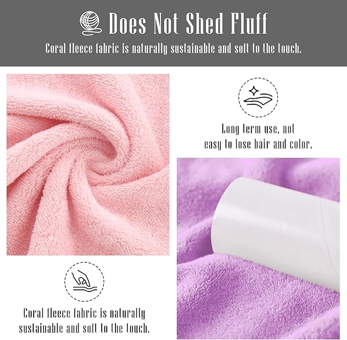 24 Pack Kitchen Dishcloths - Does Not Shed Fluff - Reusable Dish Towels, Dish cloths, Super Absorbent Coral Fleece Cleaning Cloths, Nonstick Oil Washable Fast Drying, 7 x 9 Inch (Multicolor)