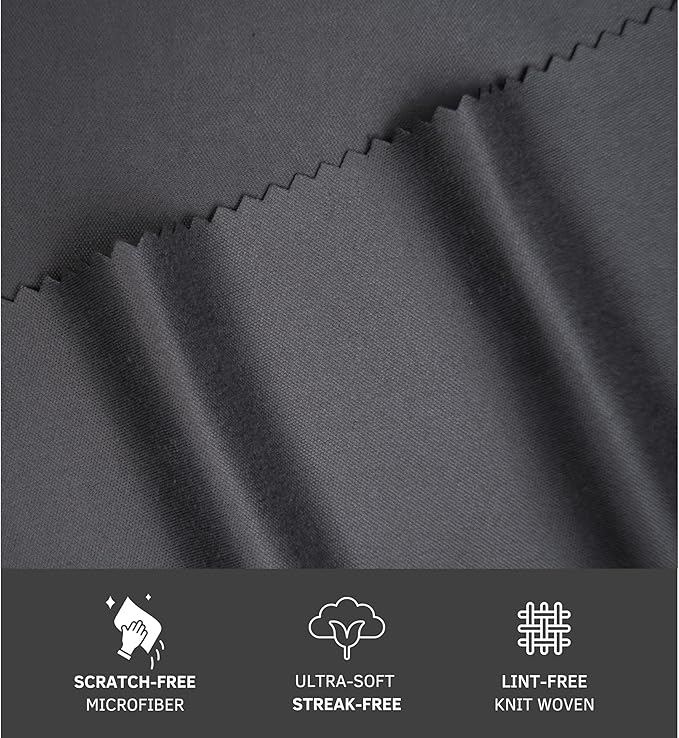 60 Pack Japanese-Style Premium Microfiber Glasses Cleaning Cloth Streak & Scratch-Free Lens Cleaning Cloth – Safe for Eyeglasses, Sunglasses, Glasses Cleaner, Lens Wipes, iPhone & Screens