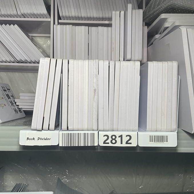 20 Pcs 28 * 12CM 1MM Shelf Divider for Library Labels;Bookshelf Labels;Book Number prompts;Bookshelf Separation Classification;File Guides