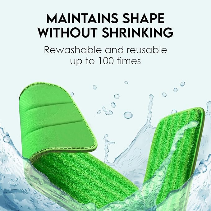 Heavy Duty Microfiber Mop Refill Pads - Extra Thick, Premium Quality Mop Pad Replacements Refills for Wet and Dry Mopping Up Dirt, Dust, Dog Hair and Cat Hair