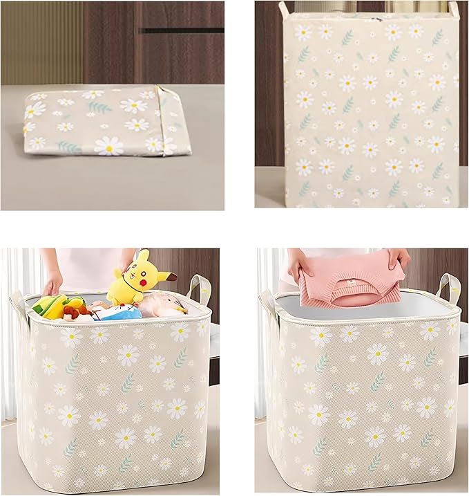 Comforter Storage Bag, Extra Large Clothes Storage Organizer for Blankets Bedding Sweaters, Foldable Soft Storage, Zipper Closure, Carry Handles, Closet Under Bed Moving Travel (210L)
