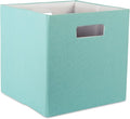 DII Poly-Cube Storage Collection Hard Sided, Collapsible Solid, Large, Aqua