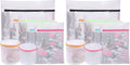 BAGAIL Laundry Bags Mesh Wash Bag for Intimates Lingerie and Delicates,7Pcs(1XL,2L,2M,2 Bra Bags) (Pack of 2)