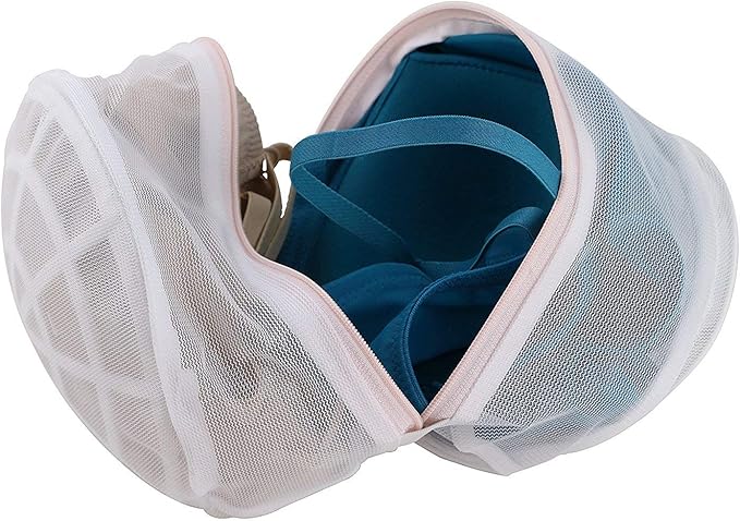 Premium Bra Wash Bag – Set of 3 Mesh Lingerie Laundry Bags for Delicates – Protects Bras, Underwear & Intimates in Washing Machine – Durable Zipper Closure – Large Size