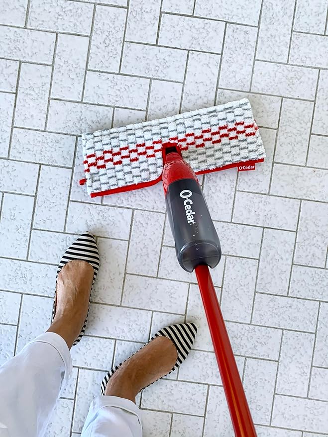 O-Cedar Genuine ProMist MAX Spray Mop Head Replacement | Machine Washable | Reusable | Microfiber Refill | Removes 99% of Bacteria