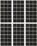Furnigear Non Slip Furniture Pads - Self Adhesive Rubber Anti Skid Pads Grippers Rubber Chair Feet Furniture Pads for Hardwood Floors -Protectors for Furniture Table Legs Anti Slip 108 Pcs 1" Square