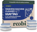 Roobi Washing Machine Cleaner Tablets. Compatible with Maytag and All Washing Machine Brands and Models. Septic Safe Deep Clean Formula. Carbon-Neutral 24-Pack Cleaning Tablets.