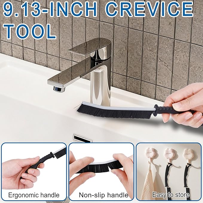 Bottle Brush Cleaning Set - Multi Cup Brush, Water Bottle Cleaner, Crevice Cleaning Brush Pipe & Tube Brushes for Tight Spaces, Grout Brush Cleaner Brush Long Straw Cleaner Brush for Stanley Mug