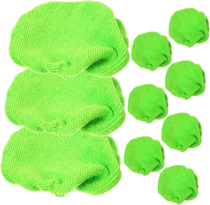 10pcs Microfiber Car Windshield Cleaning Tool Cover Replacement Windshield Cleaner Cloth for Vehicle Detailing