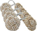 Zenna Home Shower Curtain Hooks Seaside Serenity Bath Accessories, Off-White (Pack of 4)