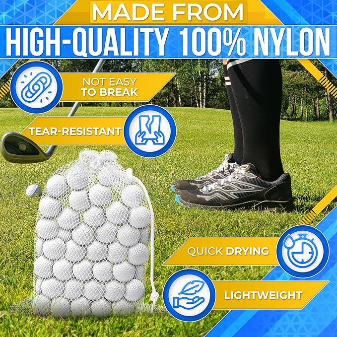 5 PCs Mesh Laundry Bags Drawstring – Small Mesh Bag White 11.8 x 7.48" – Multipurpose Nylon Net Bags with Tight Closure for Storing Balls, Clothes, Sports Gear at Gym, Beach, Laundry, & Travel Use