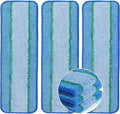 3 Pack Deep Cleaning Pad for Bona Hardwood Floor Cleaner Mop Replacement, Washable & Reusable Pads for Bona Family of Mops, Spray Mop Pads for Hard Surface Floors Cleaning