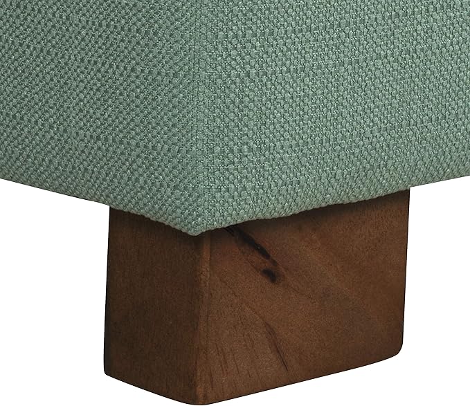 Spatial Order Large Tufted Storage Bench - Teal