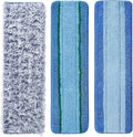 Microfiber Cleaning Pads for Bona Mop, 3 Pack Value - Reusable Mop Pads for 18 Inch Mop, Includes Dusting Pad, Cleaning Pad, and Three Zone Deep Clean Pad for Wood, Stone, Tile, Laminate, Vinyl Floor