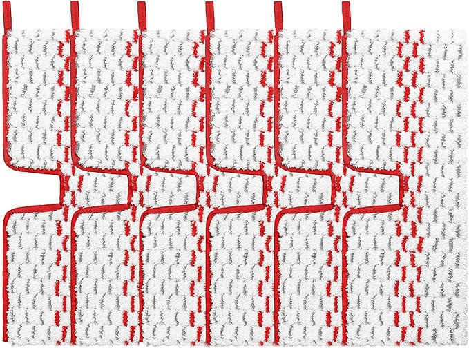 6 Pack Washable Microfiber Spray Mop Refills Compatible with O-Cedar ProMist MAX Spray Replacement Mop Pads