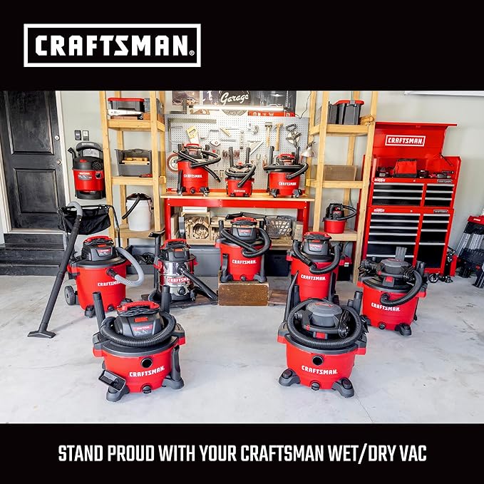 CRAFTSMAN CMXZVBE38634 2-1/2 in. Concentrated Blower Nozzle Wet Dry Vac Attachment, Industrial-Grade Shop Vacuum Accessory for Clearing Debris, Fits 2-1/2 in. Hose Diameter