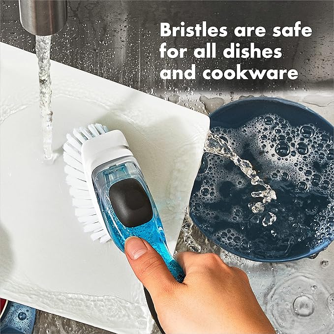 OXO New Good Grips Soap Dispensing Dish Brush Storage Set