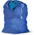 Honey-Can-Do LBG-01161 Mesh Laundry Bag with Drawstring, Blue, 24-inches L x 36-Inches H