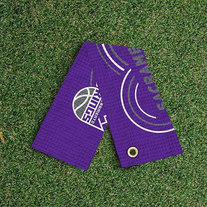 Northwest NBA Golf Towel – Official Licensed Microfiber Waffle Fabric, Absorbent 16x25 in Club Cleaning Accessory