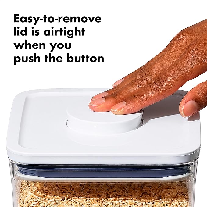 OXO Good Grips 3-PC Small Square Short POP Container Set,(Pack of 2)
