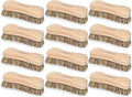All-Natural Wooden Scrub Brush | Wooden Handle | Palmyra Bristle Brush for Cleaning | Eco Friendly Cleaning Products | Pack of 12