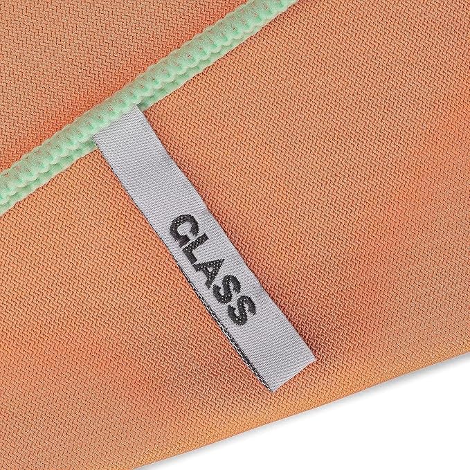 Full Circle Renew, Streak-Free Glass Cleaning Cloths, Recycled Microfiber, Perfect for Eyeglasses and Mirrors, Set of 2