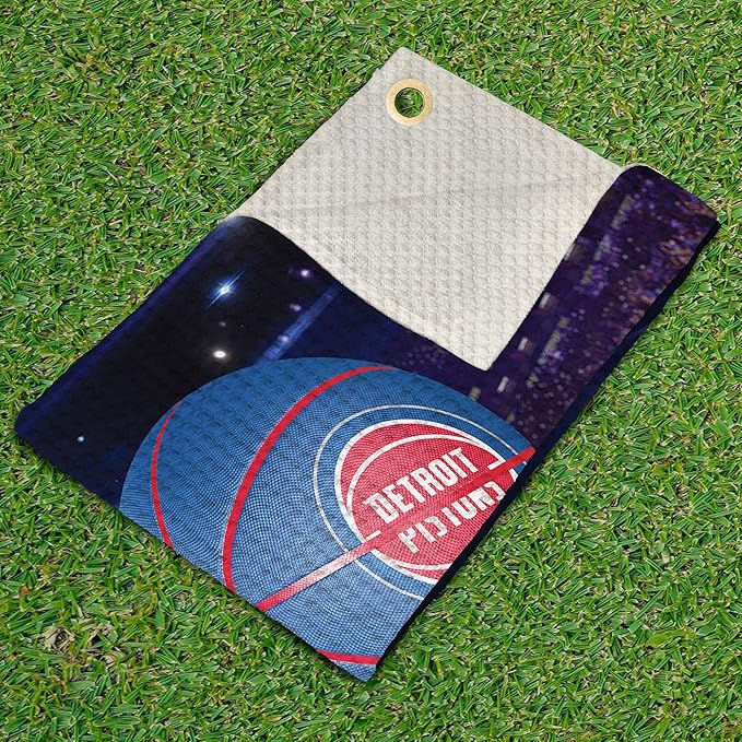 Northwest NBA Golf Towel – Official Licensed Microfiber Waffle Fabric, Absorbent 16x25 in Club Cleaning Accessory