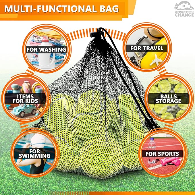 12 PCs Mesh Laundry Bags – 13x15.5 Inch Black Washable Nylon Bags Set – Reusable Mesh Bag for Swimwear, Delicates, Sports Gear, Towels, Travel Use | Lightweight Storage Solution for Daily Needs