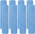Replacement Microfiber Pad for Rubbermaid Commercial 24 Inch Mop Head - 8 Pack Wet & Dry Commercial Cleaning Refills Reusable Mop Refills Fit for Any Microfiber Flat Mop System 24"