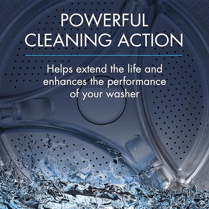 Glisten Washing Machine Cleaner, Helps Remove Odor, Buildup, and Limescale, Fresh Scent, Made in the USA, 12 Ounce Bottle, 3-Count, (Pack of 2)