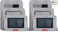 LeanTravel Compression Packing Cubes for Travel Organizers with Double Zipper (6-Pack (2L+2M+2S), Grey)
