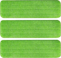 3 Pack Microfiber Cleaning Pads with All Bona Mop, Reusable Microfiber Mop Pads for 18 Inch Mop, Hardwood Floor Replacement Cleaning Mop Pads, Machine Washes