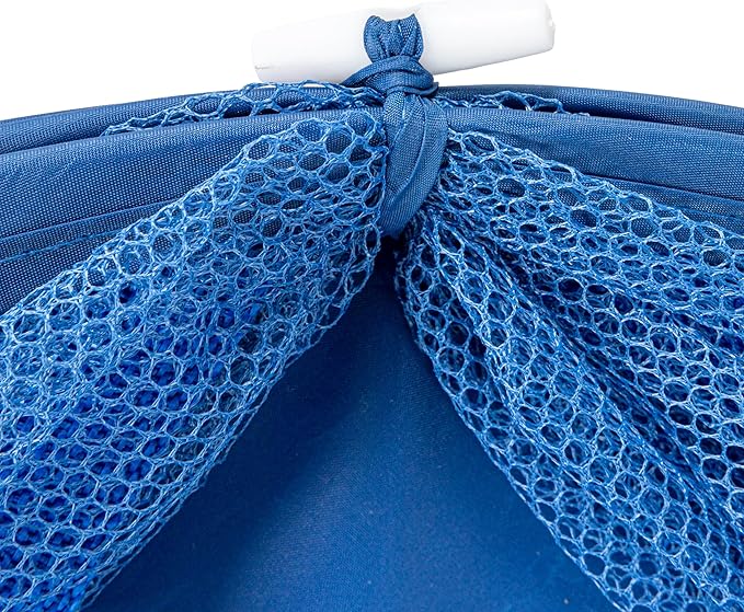 Household Essentials Pop-Up Mesh Laundry Hamper, Blue