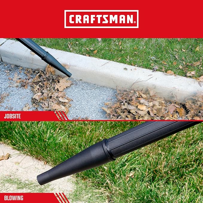 CRAFTSMAN CMXZVBE38634 2-1/2 in. Concentrated Blower Nozzle Wet Dry Vac Attachment, Industrial-Grade Shop Vacuum Accessory for Clearing Debris, Fits 2-1/2 in. Hose Diameter