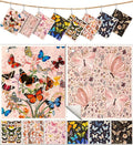 8 Pack Reusable Kitchen Swedish Dishcloths for Washing Dishes Cloths Absorbent Fast Drying Cleaning Sponge Cute Decorate Washable Swedish Towels, Butterfly