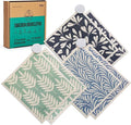 Harps&Seb Swedish Dishcloths for Kitchen Dishcloths - 6 Pack, Reusable Paper Towels with Clips, Super Absorbent Washable Non-Scratch Swedish Dish Towels, No Odor, Biodegradable