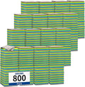 FIXSMITH Shop Towels-800 Pack, Multi-Functional Shop Rags, 12 x 16 in Microfiber Cleaning Cloth, Highly Absorbent Cleaning Rags, Cleaning Towels for Car Kitchen Home Office
