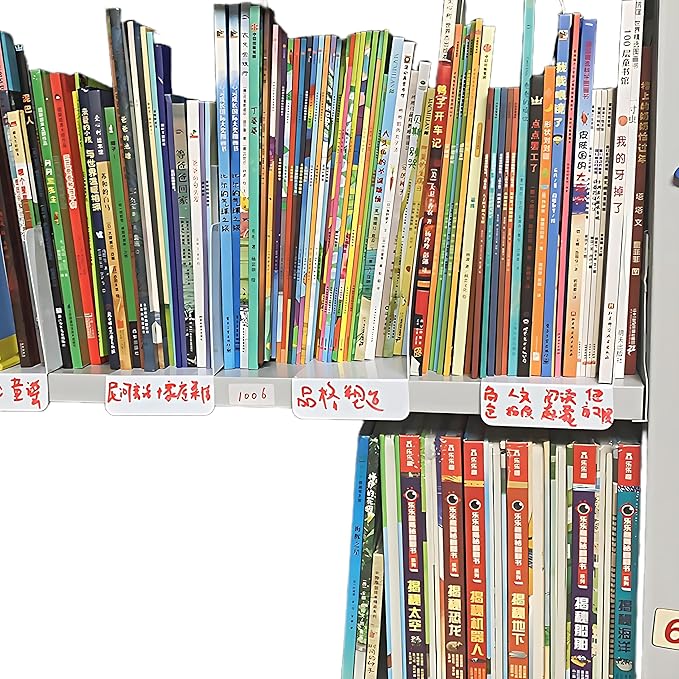 20 Pcs 28 * 12CM 1MM Shelf Divider for Library Labels;Bookshelf Labels;Book Number prompts;Bookshelf Separation Classification;File Guides