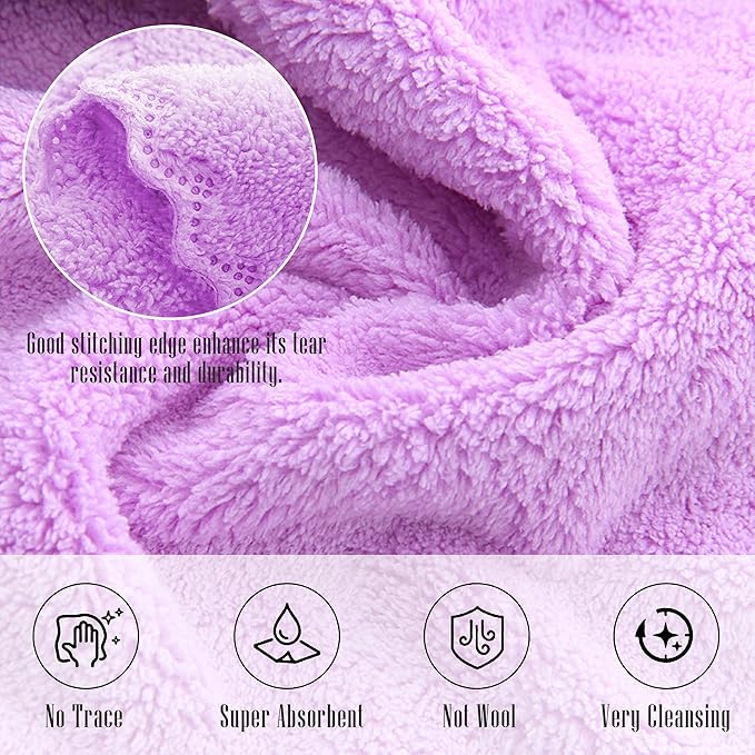 24 Pack Kitchen Dishcloths - Does Not Shed Fluff - Reusable Dish Towels, Dish cloths, Super Absorbent Coral Fleece Cleaning Cloths, Nonstick Oil Washable Fast Drying, 16 x 19 Inch (Multicolor)