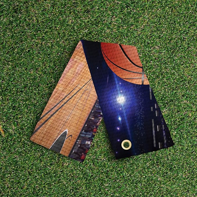 Northwest NBA Golf Towel – Official Licensed Microfiber Waffle Fabric, Absorbent 16x25 in Club Cleaning Accessory