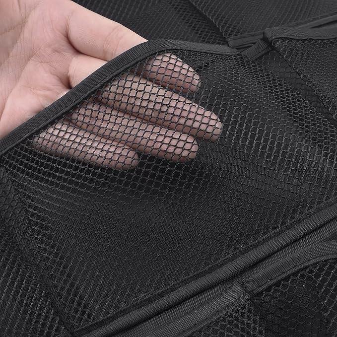 Oxford Hanging Closet Organizer for Underwear, Stocking, Bra and Sock, Dual-Sided Space Saving Storage Holder with 42 Pockets