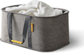 Joseph Joseph Hold-All - Collapsible Folding 35L/9.2 Gallon Washing Laundry Basket Bag, Durable Fabric, Moisture Resistant, Grey