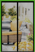 Magnetic Screen Door Fits Door Size 34 x 82, Door Screen Size 36" x 83", Heavy Duty Fiberglass Net Curtain, Hands Free Magnets Mesh, Black