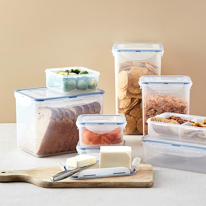 Lock & Lock Airtight Rectangular Tall Food Storage Container, Pasta Box 67.63-oz/ 8.45-cup (1)